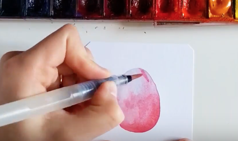 watercolor easter egg