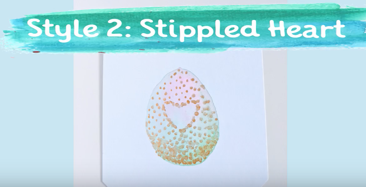 watercolor easter egg
