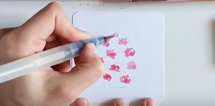 watercolor easter egg