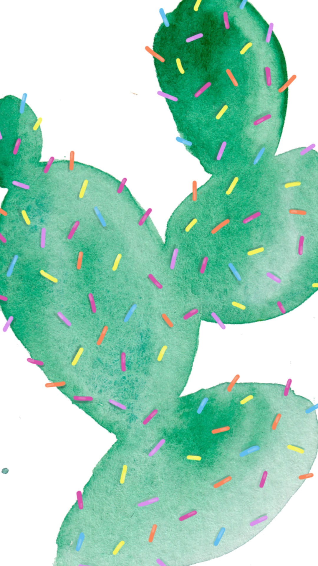 phone wallpaper watercolor cactus