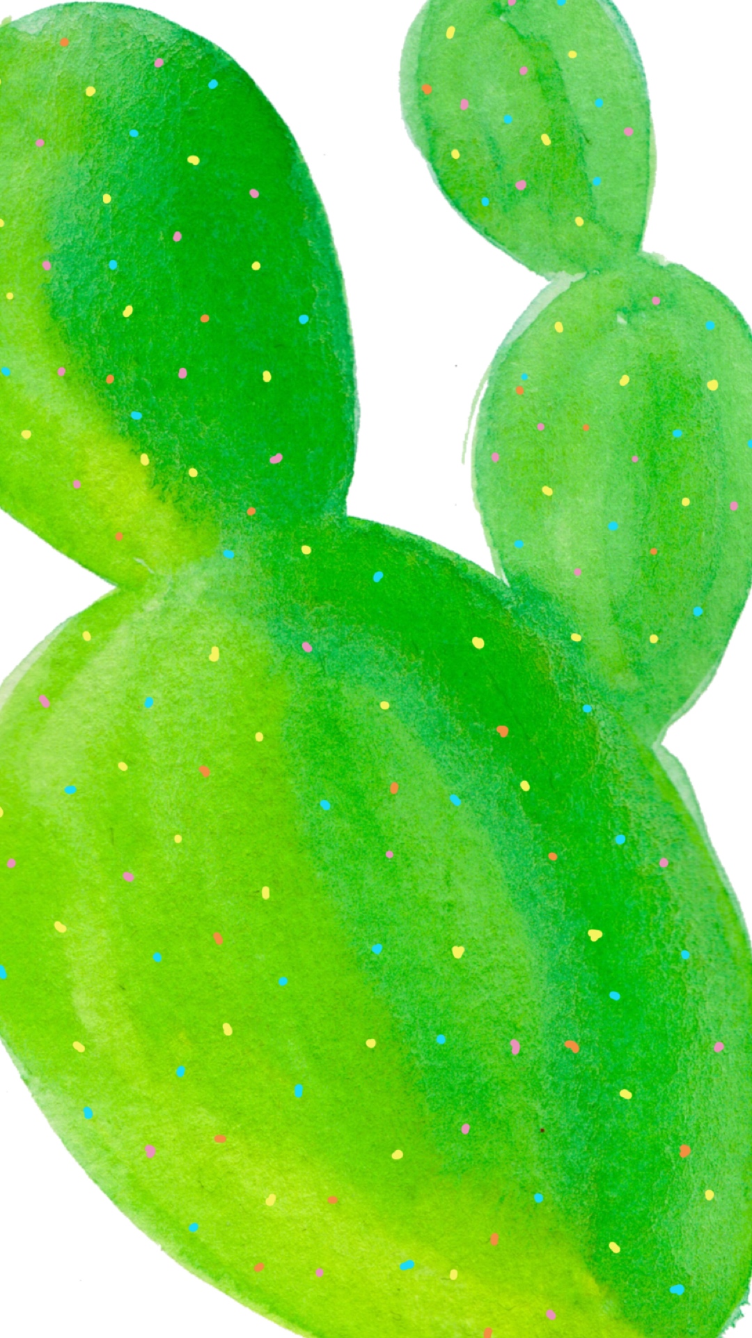 phone wallpaper watercolor cactus