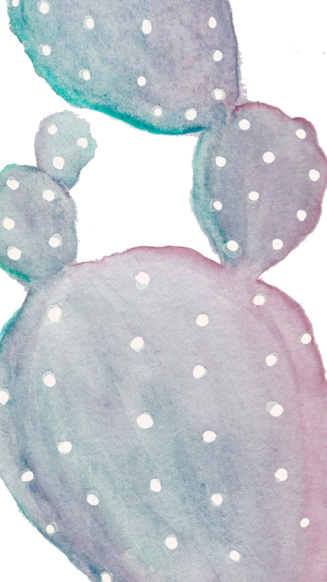 phone wallpaper watercolor cactus