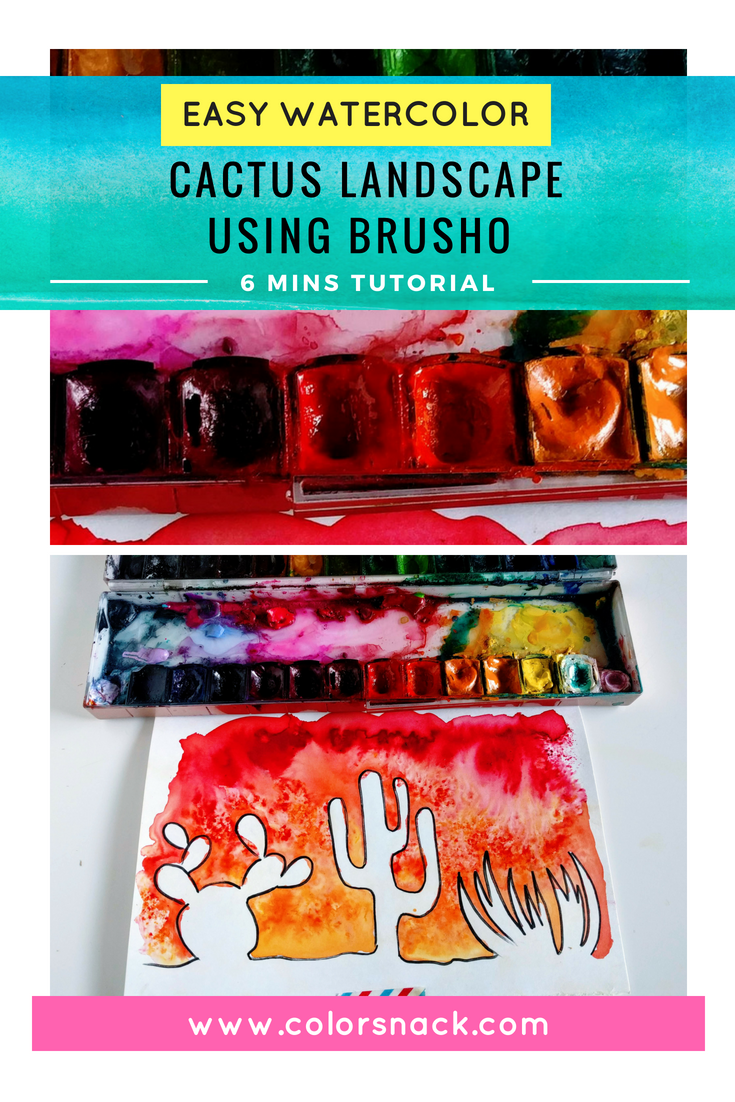 19 Watercolor with Brusho crystals ideas