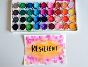 Word of the Year Watercolor Pattern