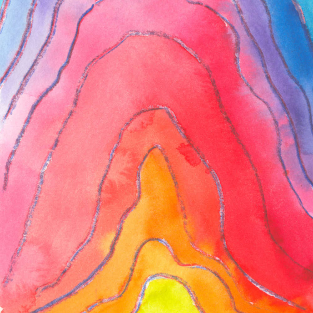 watercolor meditation