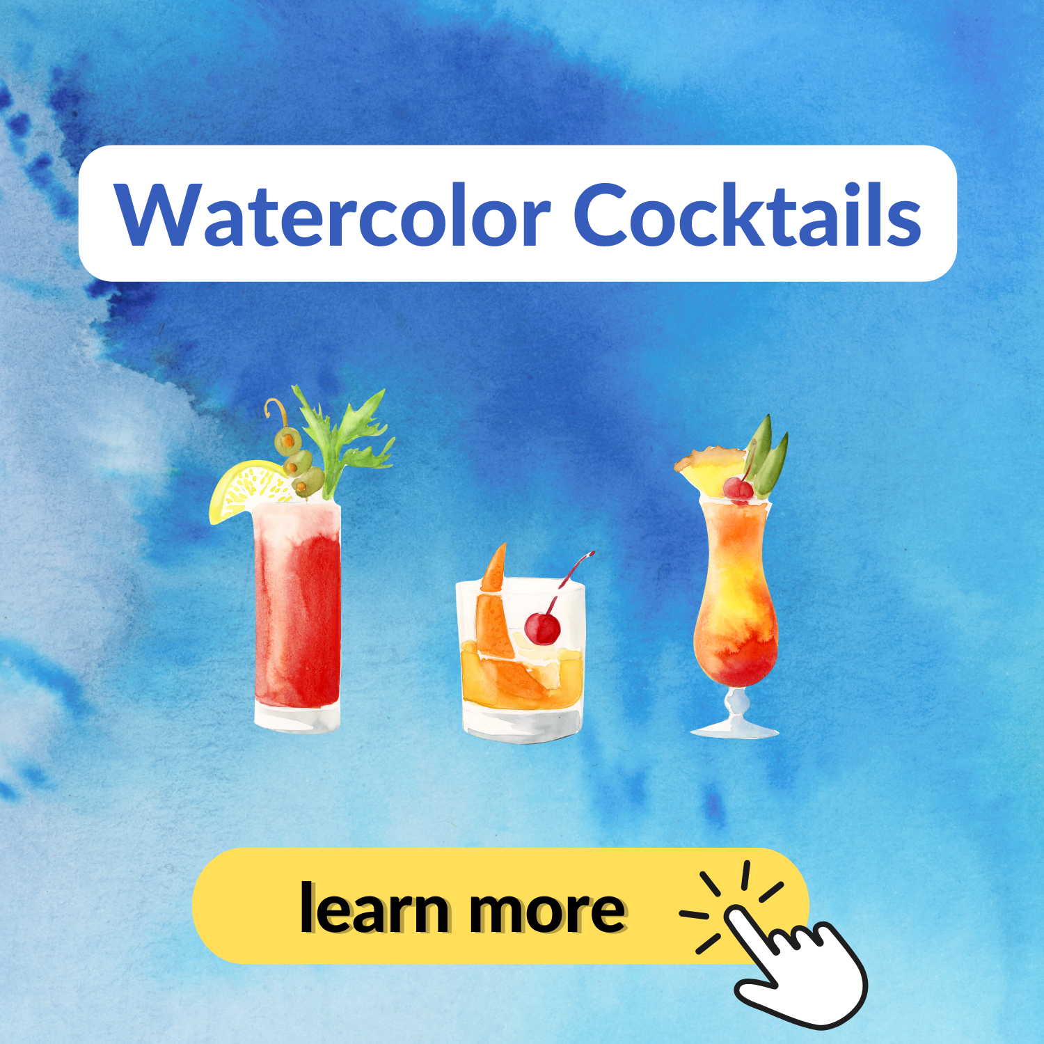 Watercolor Cocktails Online Course