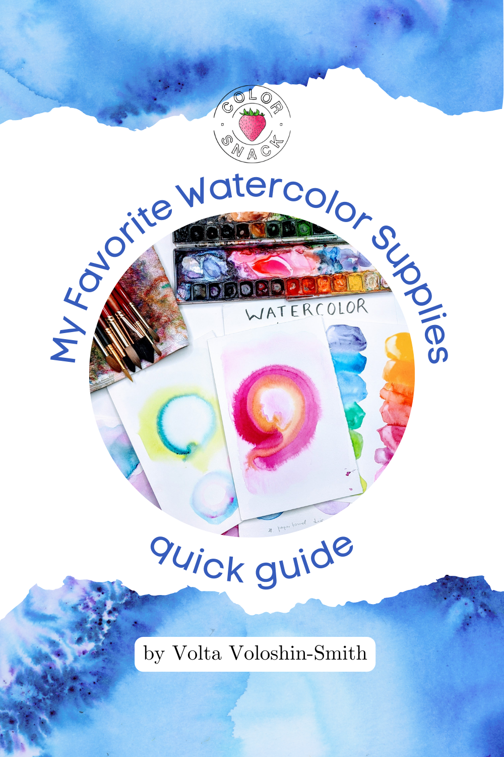 Recommended watercolor supplies for beginners